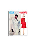 60s Military Style, A-Line Coat, Bust 38" (97 cm) Vogue Paris Original 1675 Vintage Sewing Pattern Reproduction