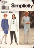 Simplicity 9886 Separates: Jacket, Pants, Skirt, Sewing Pattern, Size 6-12