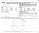McCall's 6463 Lined Dress, Sewing Pattern, Size 4-10, CUT, COMPLETE
