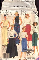 McCall's 2832 Skirts with Style Variations in Two Lengths, Uncut, Factory Folded, Sewing Pattern Size 8-12