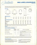 Justknits 9660 Activewear: Jacket, Tracksuit Pants, Crew Neck Track Top, Vest & Shorts, U/C, F/Folded, Sewing Pattern Multi Plus Size 8-22