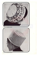 Patons 838 Hats and Caps for Ladies - Vintage 60s Hat and Cap Patterns Instant Download PDF 20 pages