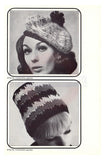 Patons 838 Hats and Caps for Ladies - Vintage 60s Hat and Cap Patterns Instant Download PDF 20 pages