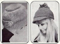 Patons 838 Hats and Caps for Ladies - Vintage 60s Hat and Cap Patterns Instant Download PDF 20 pages