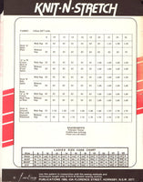 Knit n Stretch 162A Ladies' Straight Skirts with Nine Style Variations , Uncut, Factory Folded, Sewing Pattern Multi Plus Size 8-26