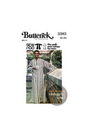 70s Men's Kimono Sleeve Caftan, 38-40 (97-102 cm) or 42-44 (107-112 cm) , Butterick 3383 Vintage Sewing Pattern Reproduction