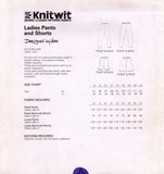 Knitwit 4000 Fitted Pants and Bermuda Shorts, Uncut, Factory Folded, Master Sewing Pattern Multi Plus Size 6-22