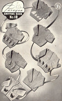Paragon Knitting Book No. 18 Seven 1940s Cardigan/Pullover Patterns for Toddlers Instant Download PDF 16 pages