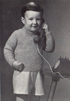 Patons 437 - Ten 50s Knitting Patterns for 2-5 Year Olds Instant Download PDF 20 pages