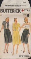 Butterick 3772 Jacket, Dress and Belt, Sewing Pattern, Size 14, CUT, COMPLETE