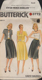 Butterick 3772 Jacket, Dress and Belt, Sewing Pattern, Size 14, Cut, Complete