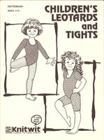 Knitwit 931 Children's Leotards and Tights, Uncut, Factory Folded Sewing Pattern Multi Size 2-12