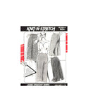 Knit n Stretch 162A Ladies' Straight Skirts with Nine Style Variations , Uncut, Factory Folded, Sewing Pattern Multi Plus Size 8-26
