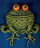 Vintage 70s Macrame Frog Pattern Instant Download PDF 2+4 pages