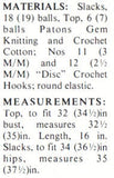 70s Crocheted Pants and Top Instant Download PDF 3 pages