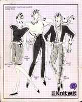 Knitwit 4000 Fitted Pants and Bermuda Shorts, Uncut, Factory Folded, Master Sewing Pattern Multi Plus Size 6-22