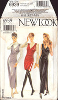 New Look 6939 Softly Pleated Surplice Bodice Dress in Three Lengths, Uncut, Factory Folded Sewing Pattern Multi Size 6-16