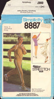 Simplicity 8887 Sewing Pattern Top Pants Shorts Jacket Size 10-12-14 or 12-14, Partially Cut, Complete