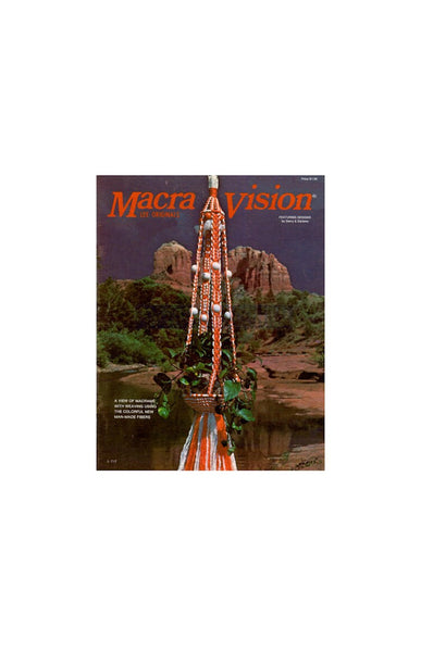 Macra-Vision - 16 Vintage Macrame & Weaving Patterns Instant Download PDF 23 pages
