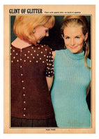 Starring The New Fashions 1966 - Knitting Patterns For Women, Instant Download PDF 16 pages
