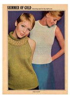 Starring The New Fashions 1966 - Knitting Patterns For Women, Instant Download PDF 16 pages