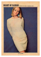 Starring The New Fashions 1966 - Knitting Patterns For Women, Instant Download PDF 16 pages
