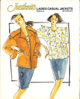 Justknits 9679 Casual Jackets with Sleeve, Collar or Neckline Variations, Uncut, Factory Folded, Master Sewing Pattern Multi Plus Size 8-22
