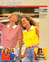 Justknits 6606 Tops with Sleeve, Neckline and Style Variations, Uncut, Factory Folded, Master Sewing Pattern Multi Plus Size 8-22