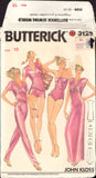 Butterick 3129 John Kloss Cover-Up, T-Shirt, Swimsuit, Pants and Shorts, Uncut, Factory Folded, Sewing Pattern Size 10