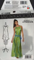 New Look 6119 Project Runway: Sundress in Two Lengths with Keyhole Neckline, Uncut, Factory Folded, Sewing Pattern Multi Size 4-16