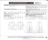 McCall's 7407 Palmer Pletsch Tent Dress or Flared Top with Sleeve Variations, Uncut, Factory Folded, Sewing Pattern Multi Size 6-14