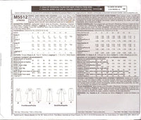 McCall's 5512 Dress, Leggings, Uncut, Factory Folded, Sewing Pattern Size 4-6-8-10
