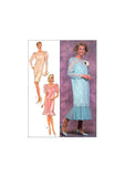 Simplicity 9101 Mother of the Bride Flounced Two-Piece Dress in Two Lengths and Dress, Uncut, Factory Folded, Sewing Pattern Plus Size 16-22