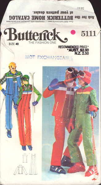 Butterick 5111 Jacket, Sleeveless Jacket and Jumpsuit, Sewing Pattern, Size 40, CUT, COMPLETE
