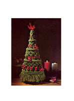 Vintage 70s Macrame Christmas Tree Pattern Instant Download PDF 2 + 3 pages