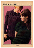 Starring The New Fashions 1966 - Knitting Patterns For Women, Instant Download PDF 16 pages