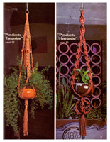 Spanish Lace - Macramé with a Spanish influence - 19 Macrame Projects Instant Download PDF 32 pages