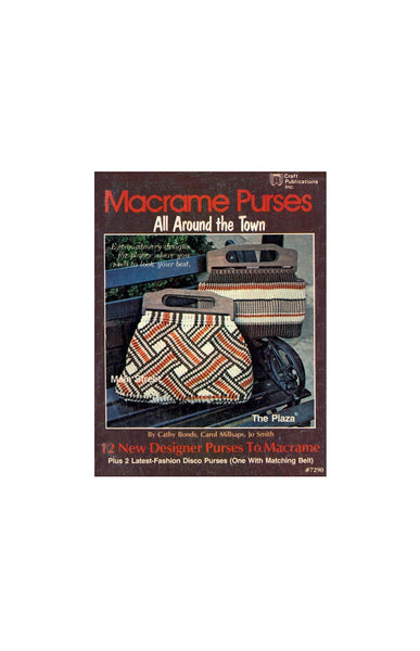 Macrame Purses All Around the Town - 14 Macrame Handbag Patterns Instant Download PDF 24 pages