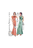 30s Two-Piece Sleeping or Beach Pyjamas, Bust 34" (87 cm) Hip 37" (94 cm), Simplicity 1971, Vintage Sewing Pattern Reproduction