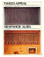 Macrame Makes a Window - 9 Window Treatment and Divider Screen Designs Instant Download PDF 24 pages