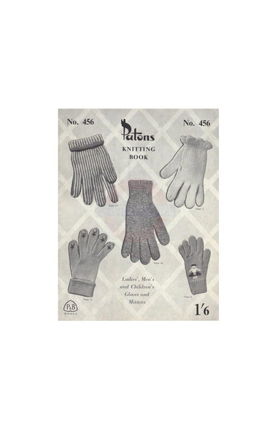 Patons 456 50s Glove Patterns Instant Download PDF 20 pages