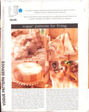 Vogue 1646 Bedroom Decor: Duvet Covers, Pillow Covers, Valances and Curtains, Uncut, Factory Folded Sewing Pattern Various Sizes