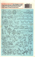 Butterick W504 Nature Motif/Theme Iron Transfers,  Over 75 Designs, Mostly Uncut, Factory Folded Sheets Various Sizes