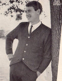 Patons 680 - 60s Knitting Patterns for Men's Sweaters/Jumpers and Cardigans Instant Download PDF 24 pages