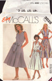 McCall's 2028 Dress with Bodice Variations and Full Flared Bias Skirt, Uncut, Factory Folded Sewing Pattern Size 12 Bust 34