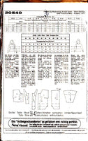 Neue Mode 20540 V-Neckline Blouse with Sleeve Variations, Uncut, Factory Folded Sewing Pattern Multi Size 10-20