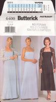 Simplicity 6400 Sewing Pattern, Shrug and Dress, Size 12-14-16, CUT, COMPLETE