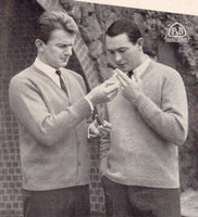 Patons 680 - 60s Knitting Patterns for Men's Sweaters/Jumpers and Cardigans Instant Download PDF 24 pages