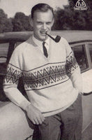 Patons 680 - 60s Knitting Patterns for Men's Sweaters/Jumpers and Cardigans Instant Download PDF 24 pages