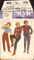Style 3191 Boys'/Teen's Shirt with Long or Short Sleeves and Trousers, Uncut, Factory Folded Sewing Pattern Size 14